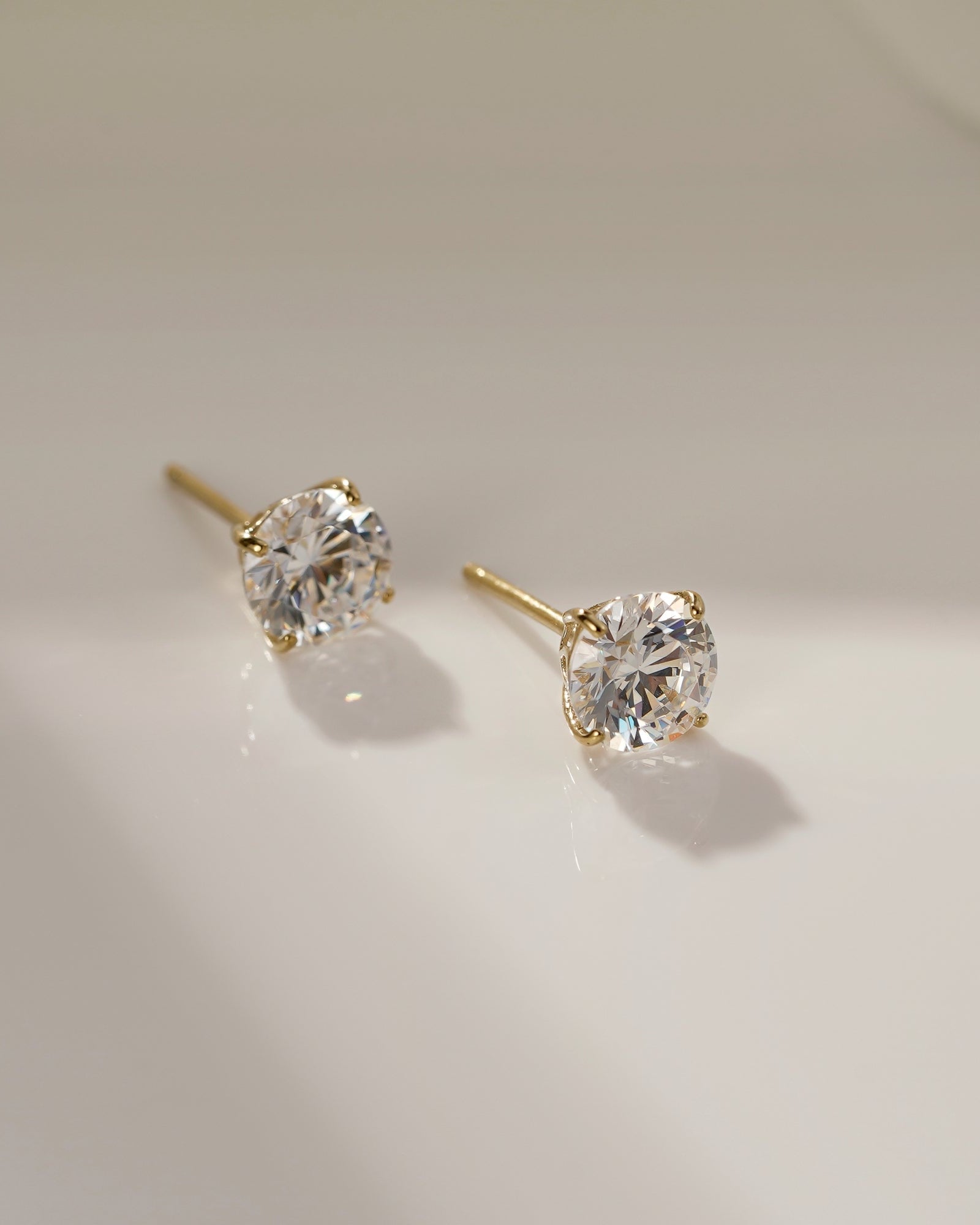 Lab-Grown Diamond 2.0 cttw Round Solitaire Earrings