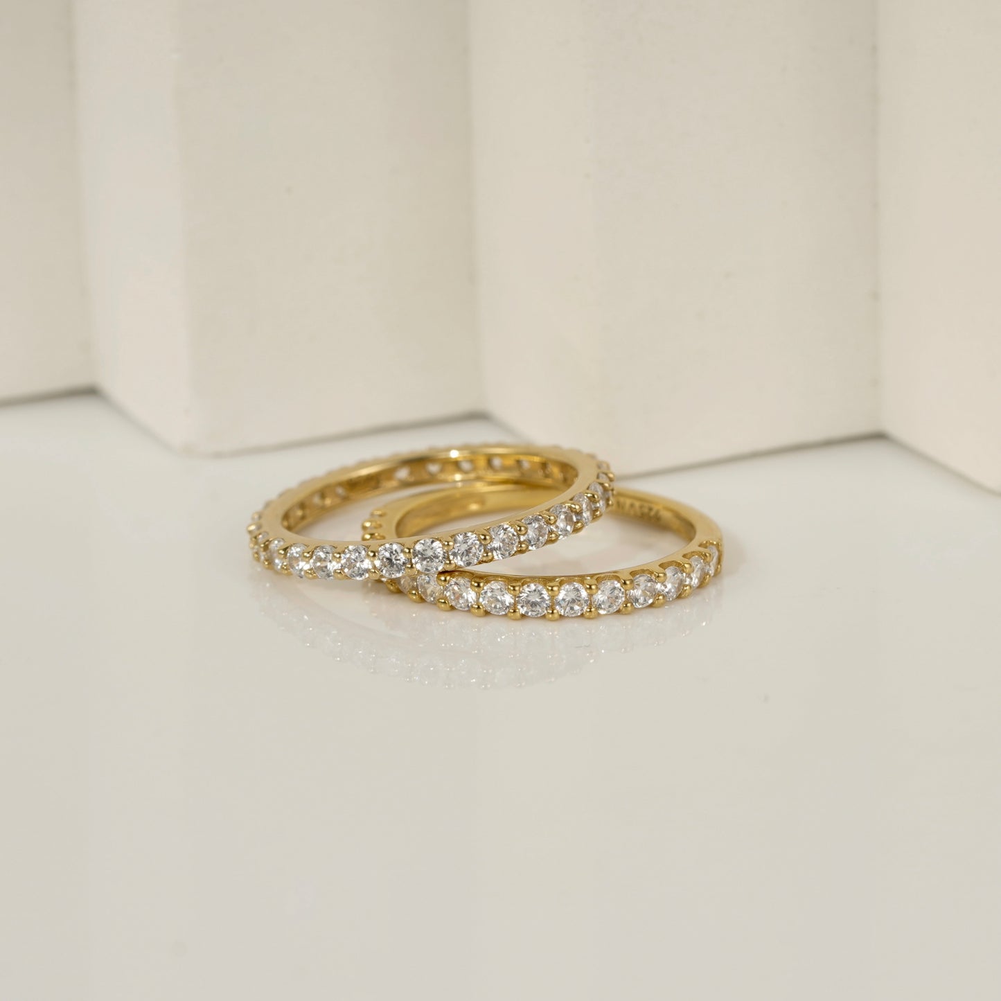 Lab-Grown Diamond 0.5 cttw Pave Half Band Ring