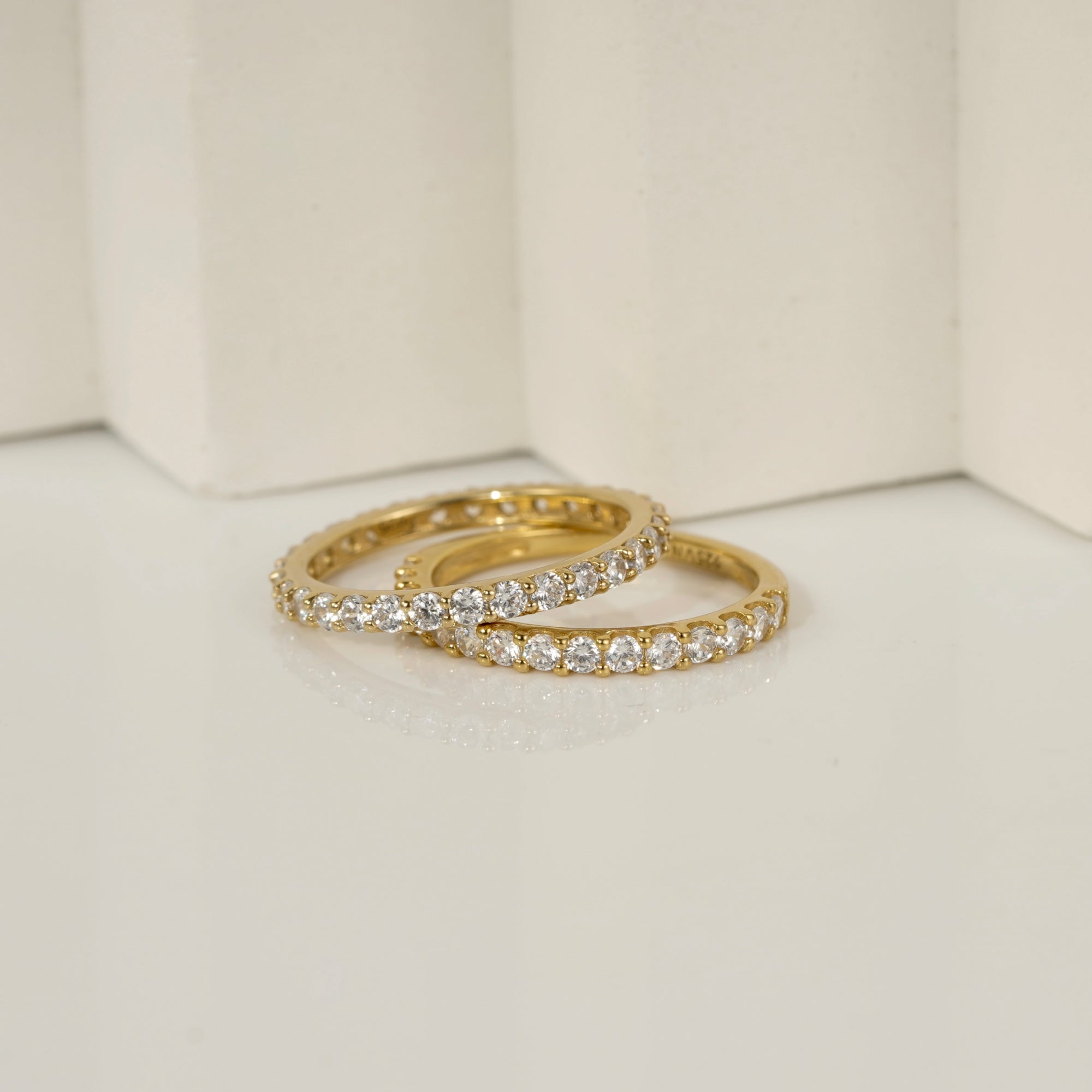 Lab-Grown Diamond 0.5 cttw Pave Half Band Ring