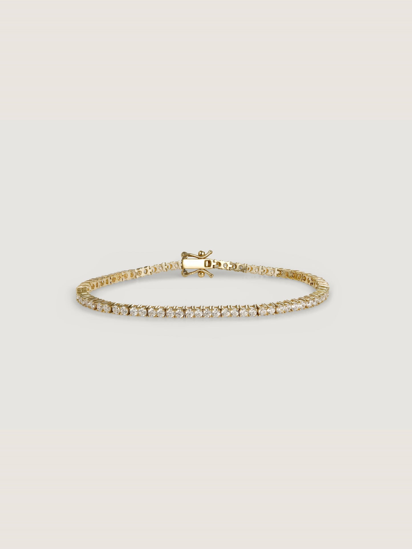 Diamonbliss Lab-Grown Diamond Round Tennis Bracelet