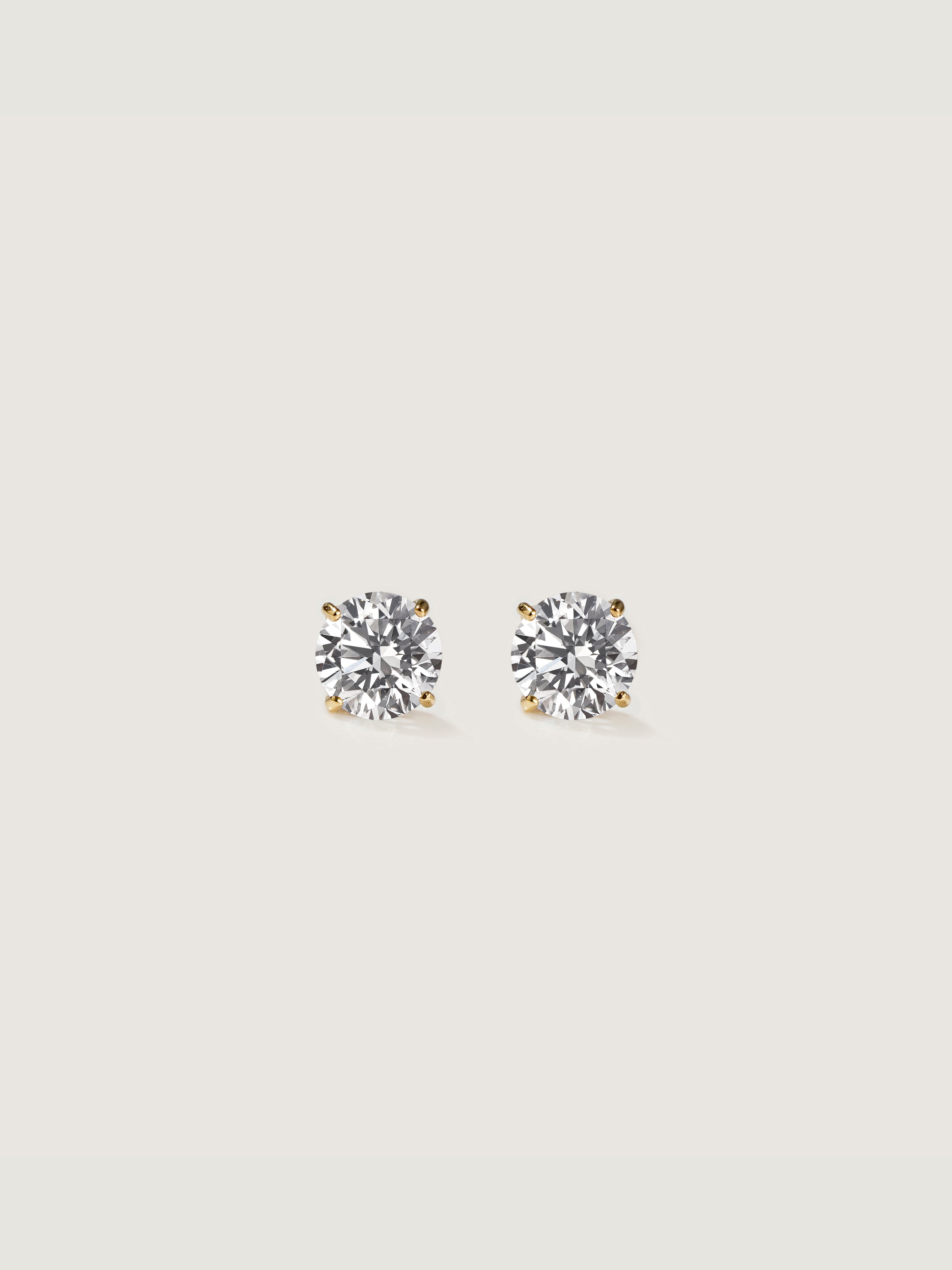 Lab-Grown Diamond 1.0 cttw Round Solitaire Earrings