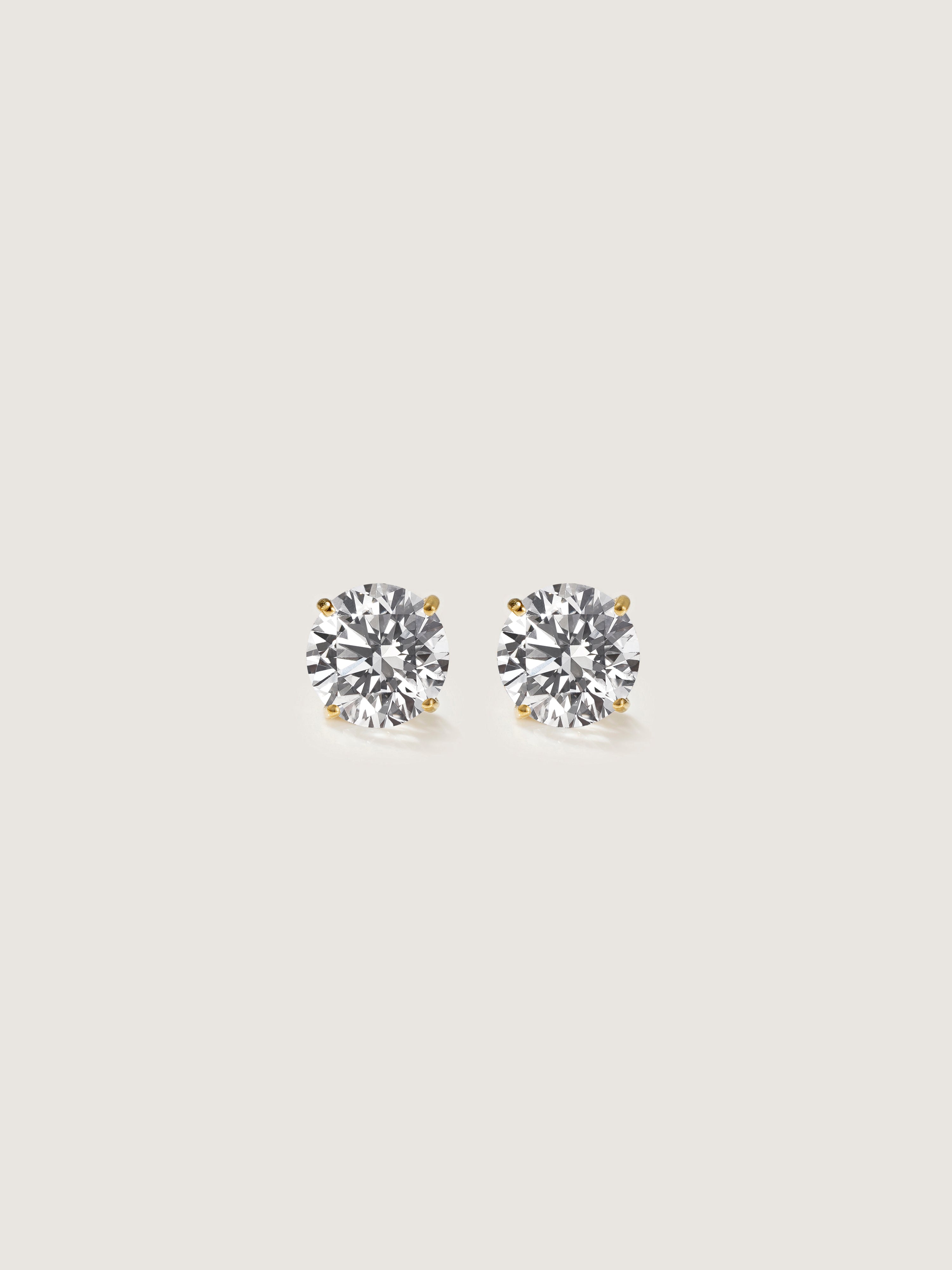 Lab-Grown Diamond 2.0 cttw Round Solitaire Earrings