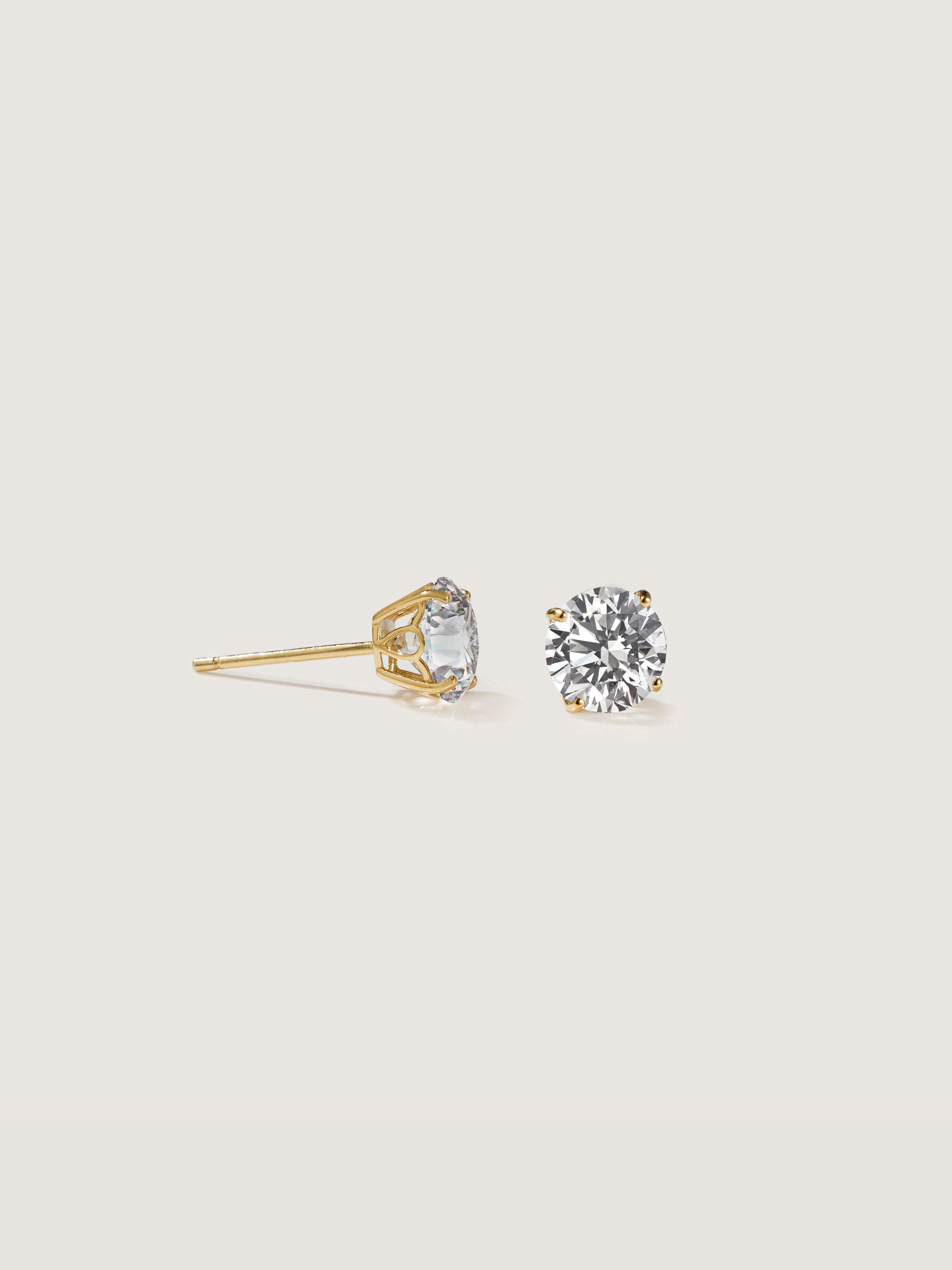 Lab-Grown Diamond 2.0 cttw Round Solitaire Earrings