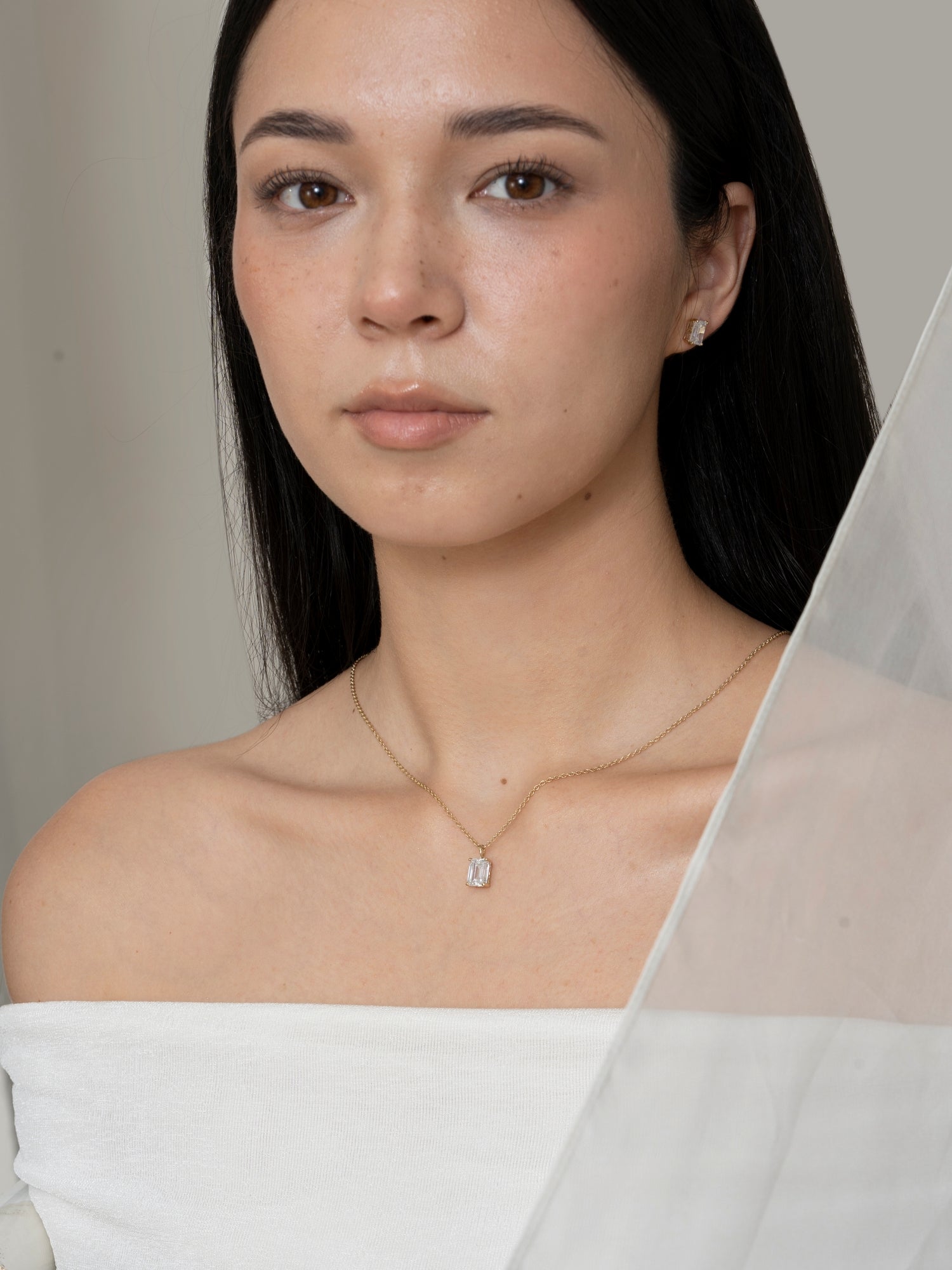 Lab-Grown Diamond 2.0 cttw Emerald Solitaire Earrings