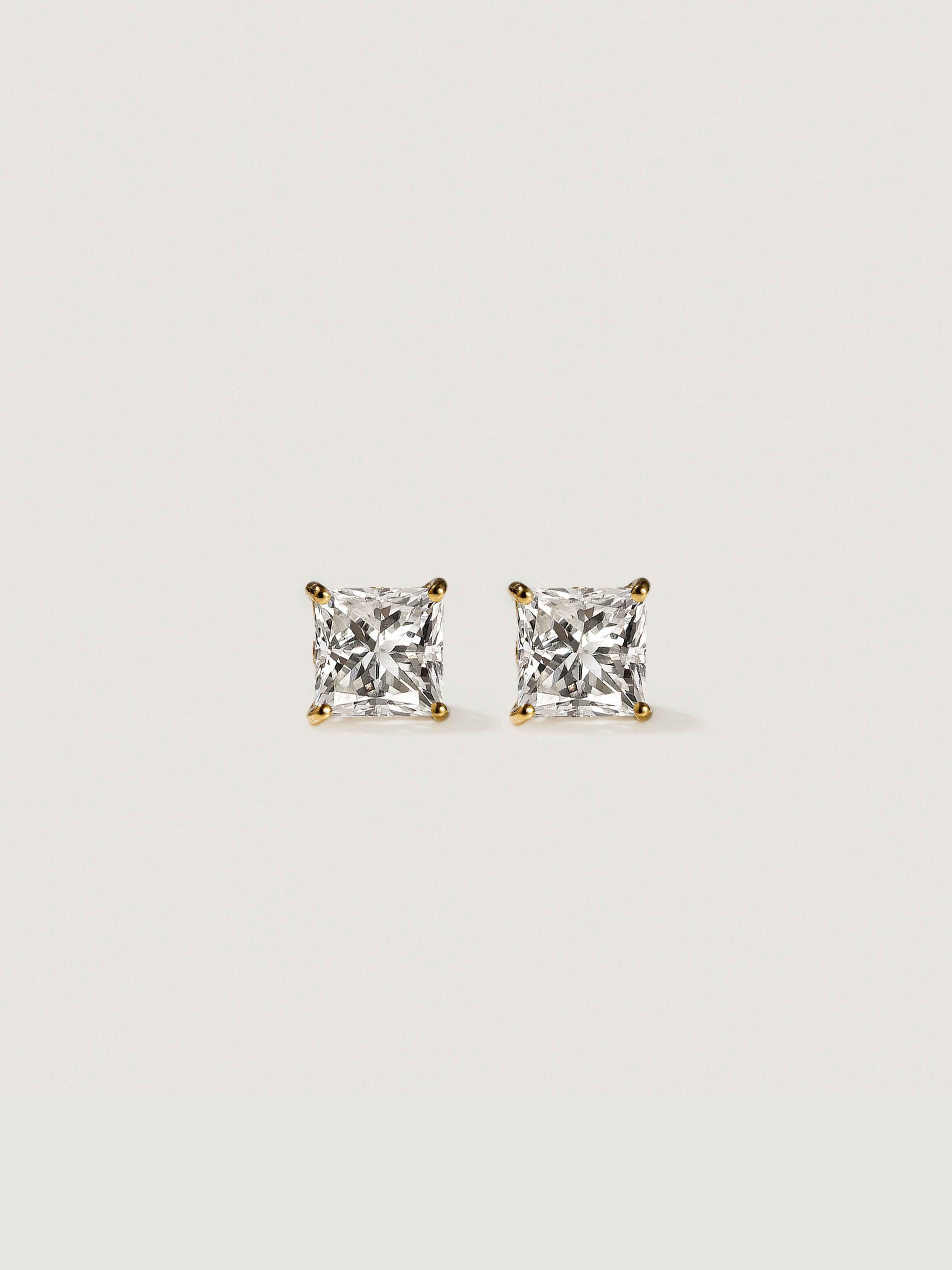 Lab-Grown Diamond 2.0 cttw Princess Solitaire Earrings