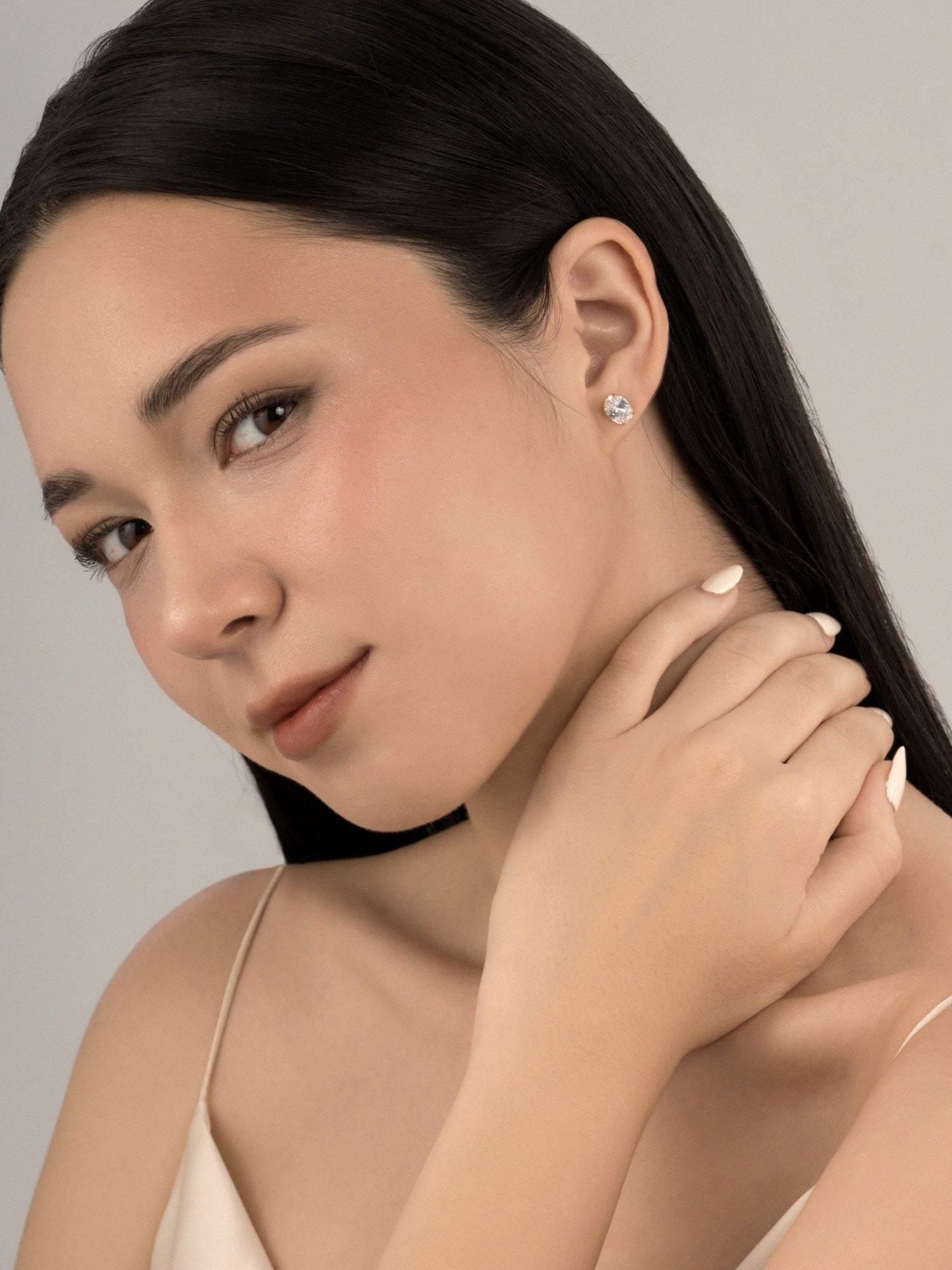 Lab-Grown Diamond 2.0 cttw Oval Solitaire Earrings