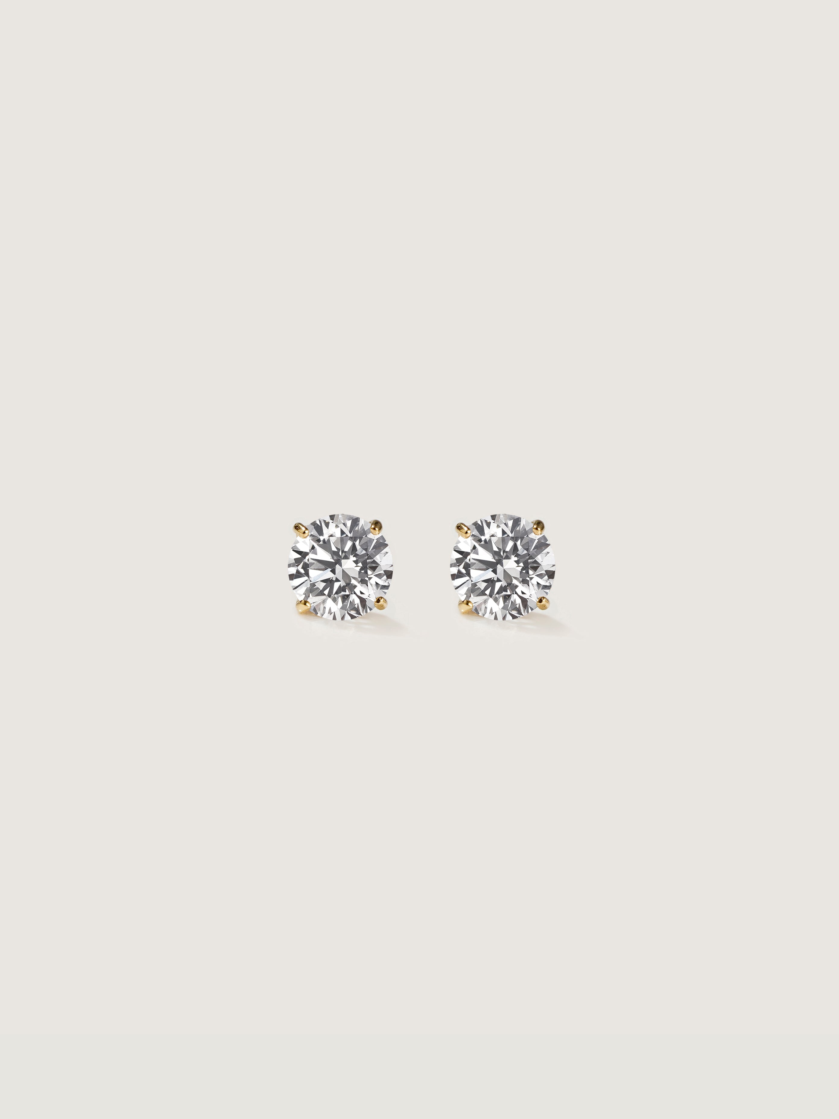 Lab-Grown Diamond 0.5 cttw Round Solitaire Earrings