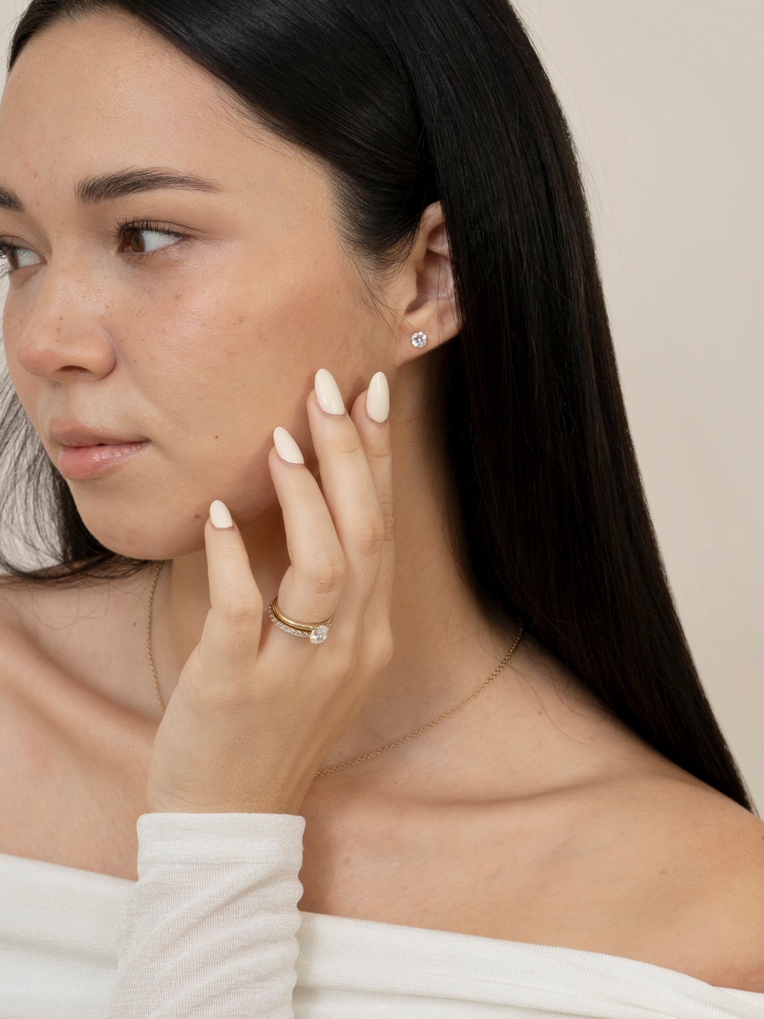 Lab-Grown Diamond 0.5 cttw Round Solitaire Earrings