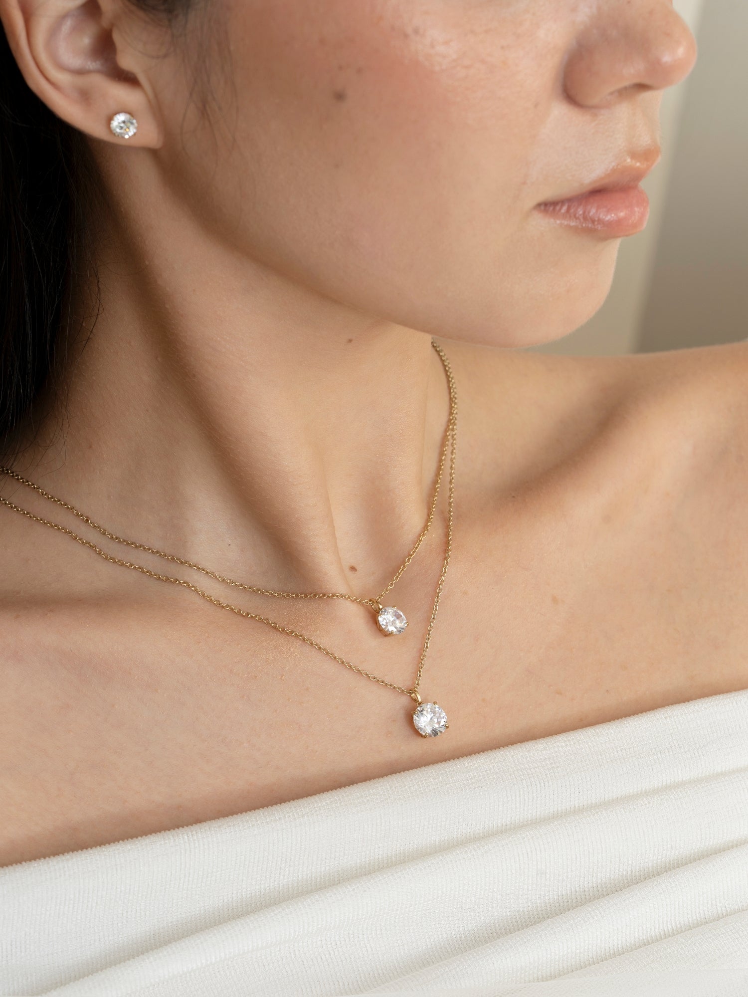 Lab-Grown Diamond 2.0 cttw Round Solitaire Necklace