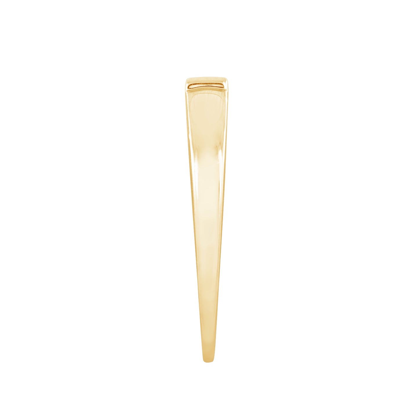 Solo Baguette Thin Dome Ring