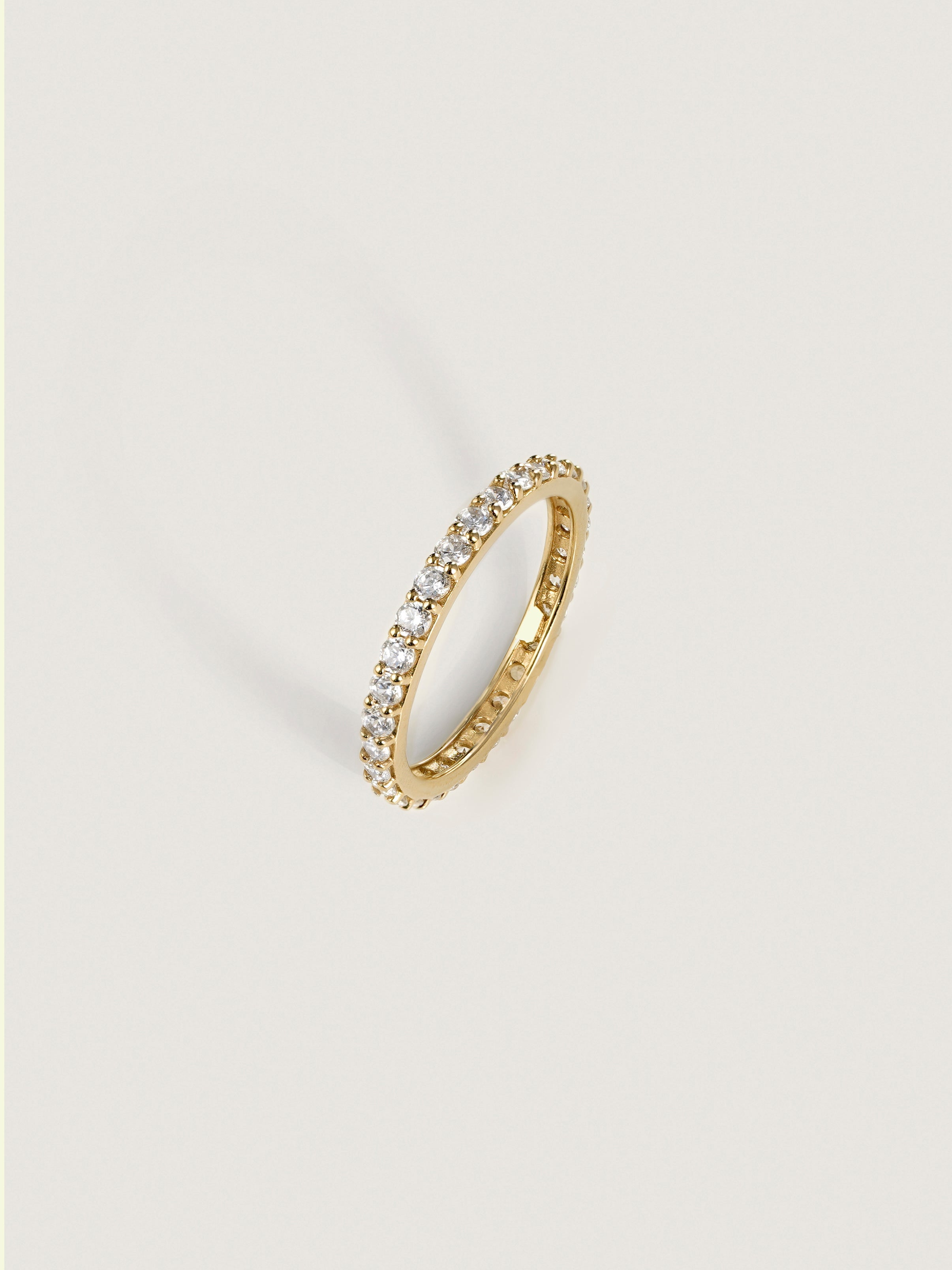 Lab-Grown Diamond 1.0 cttw Pave Eternity Ring