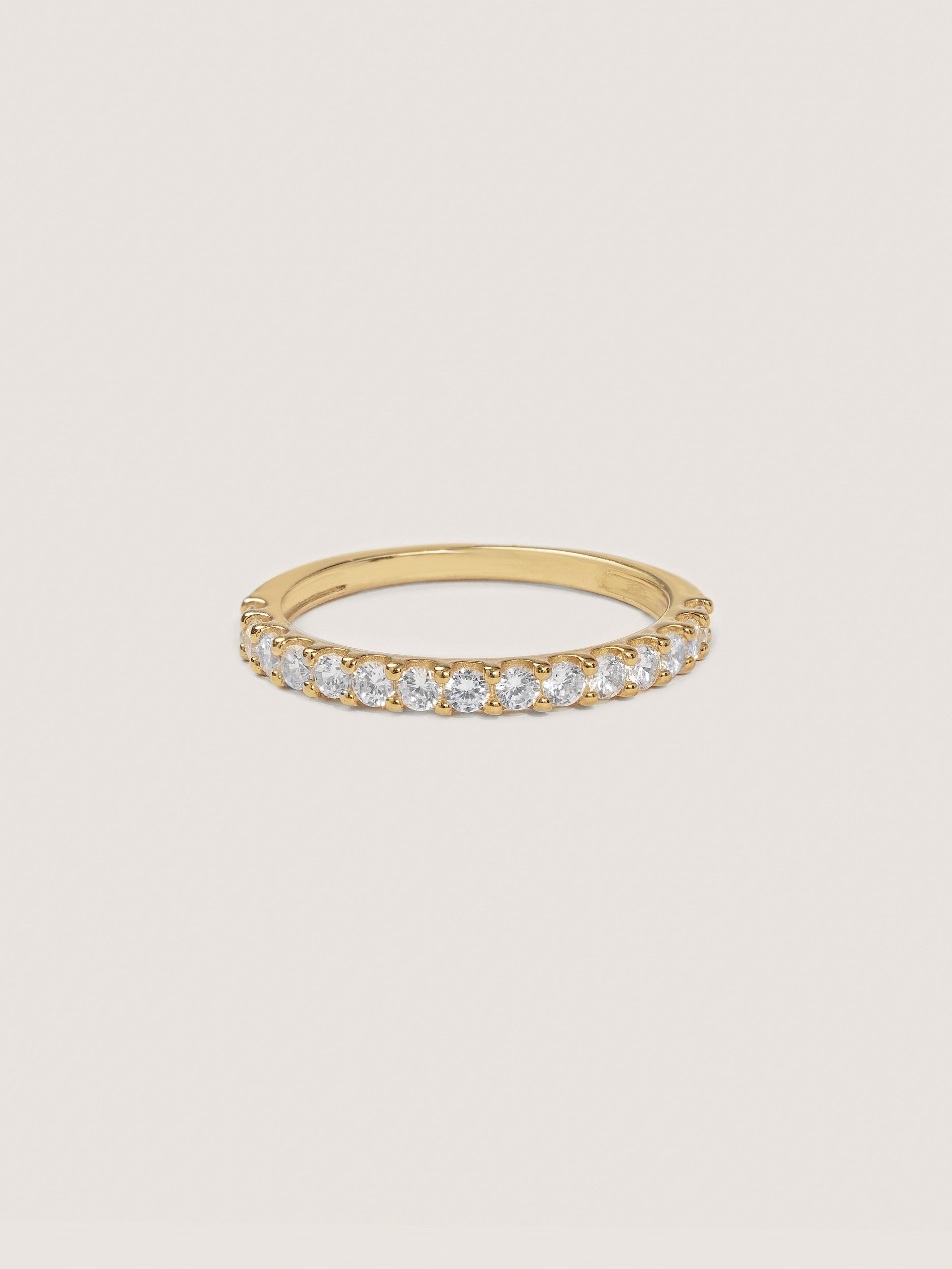 Lab-Grown Diamond 0.5 cttw Pave Half Band Ring
