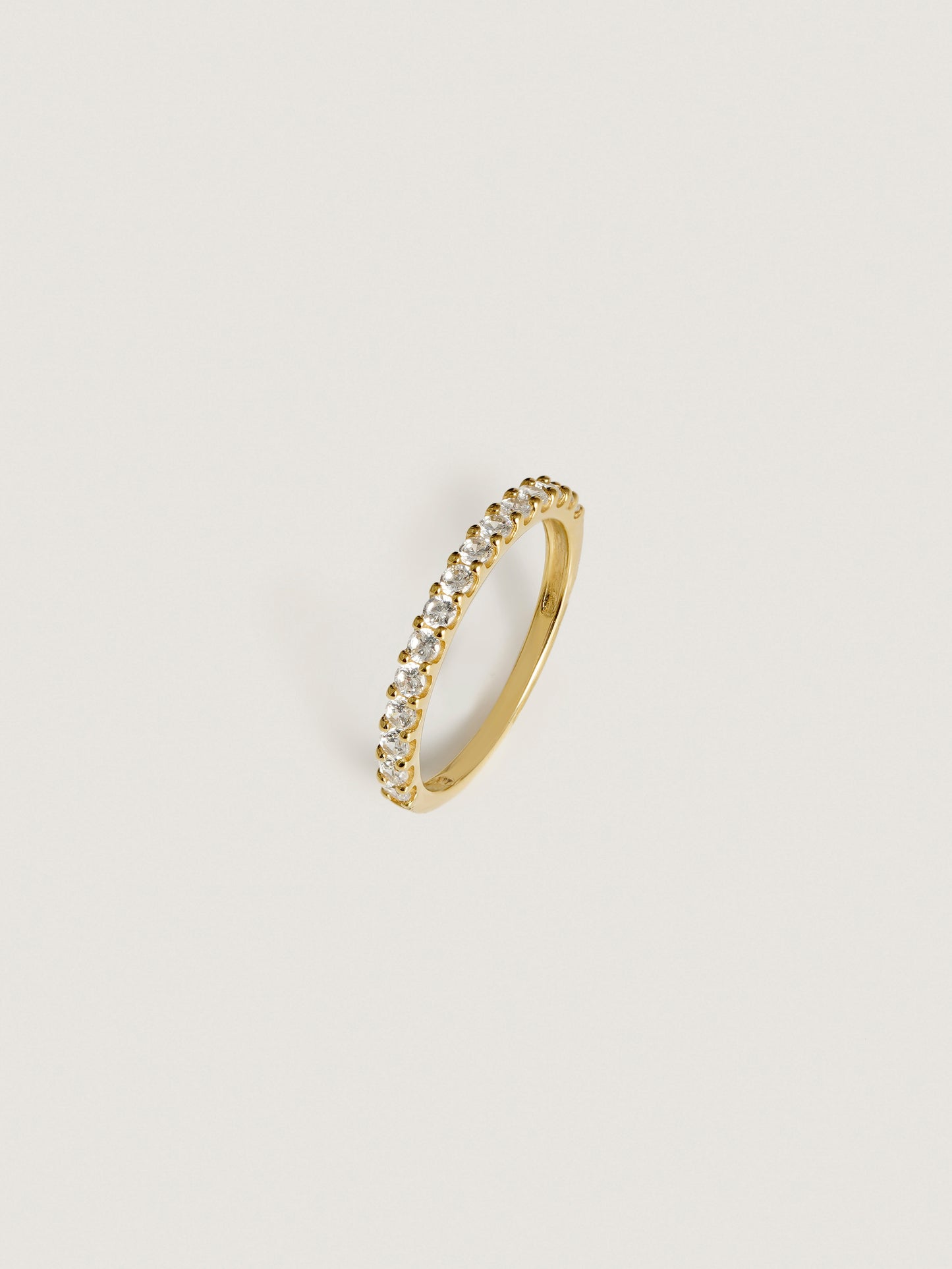 Lab-Grown Diamond 0.5 cttw Pave Half Band Ring