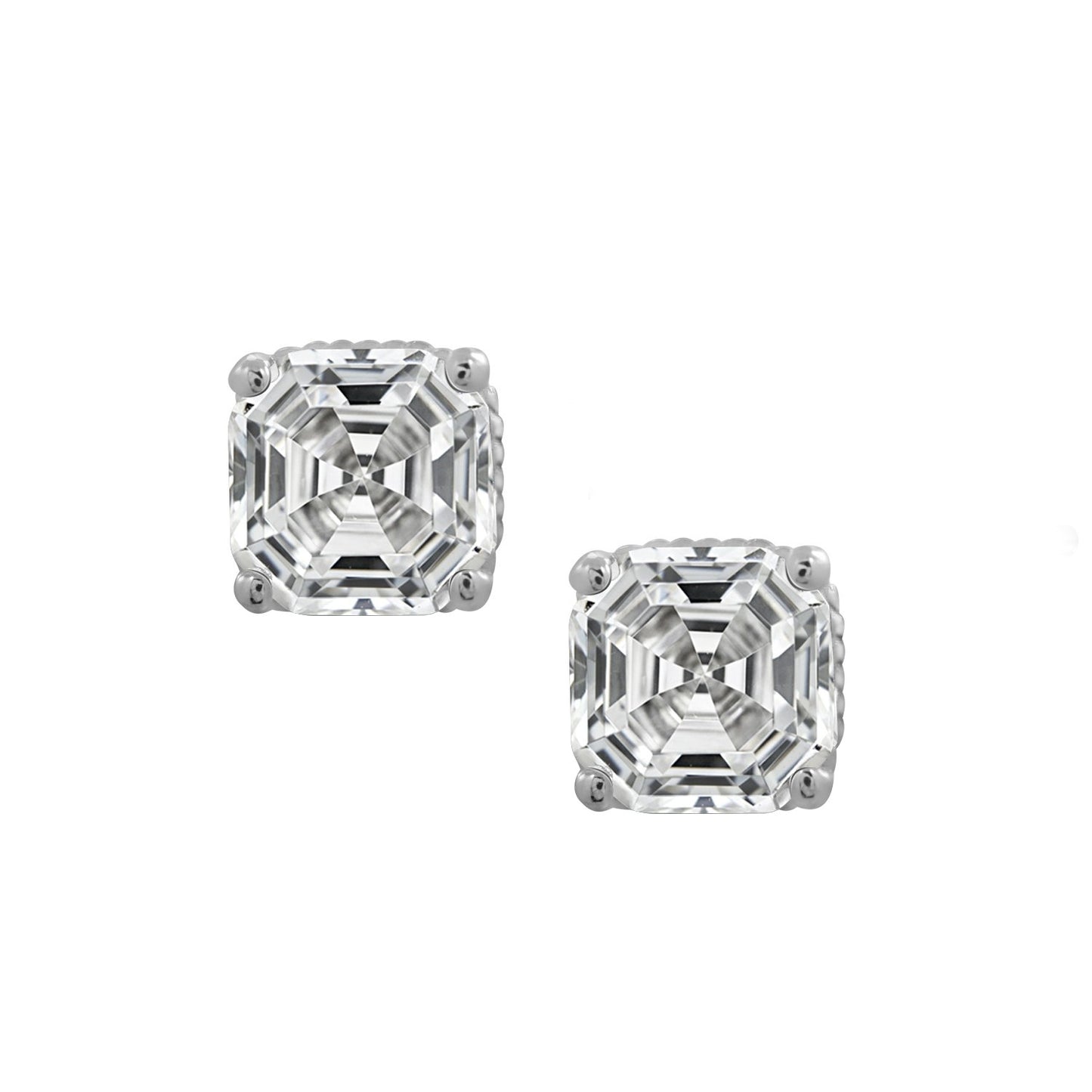 Solitaire Stud Earrings