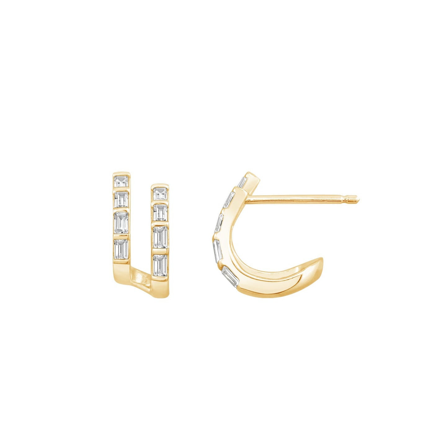 Duet Hoop Earrings