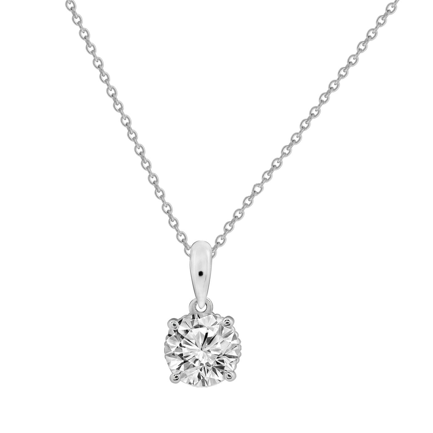 Solitaire Pendant Necklace