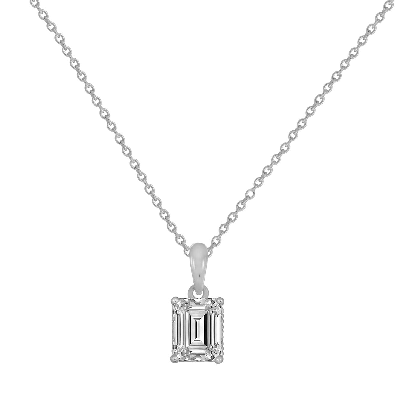 Solitaire Pendant Necklace