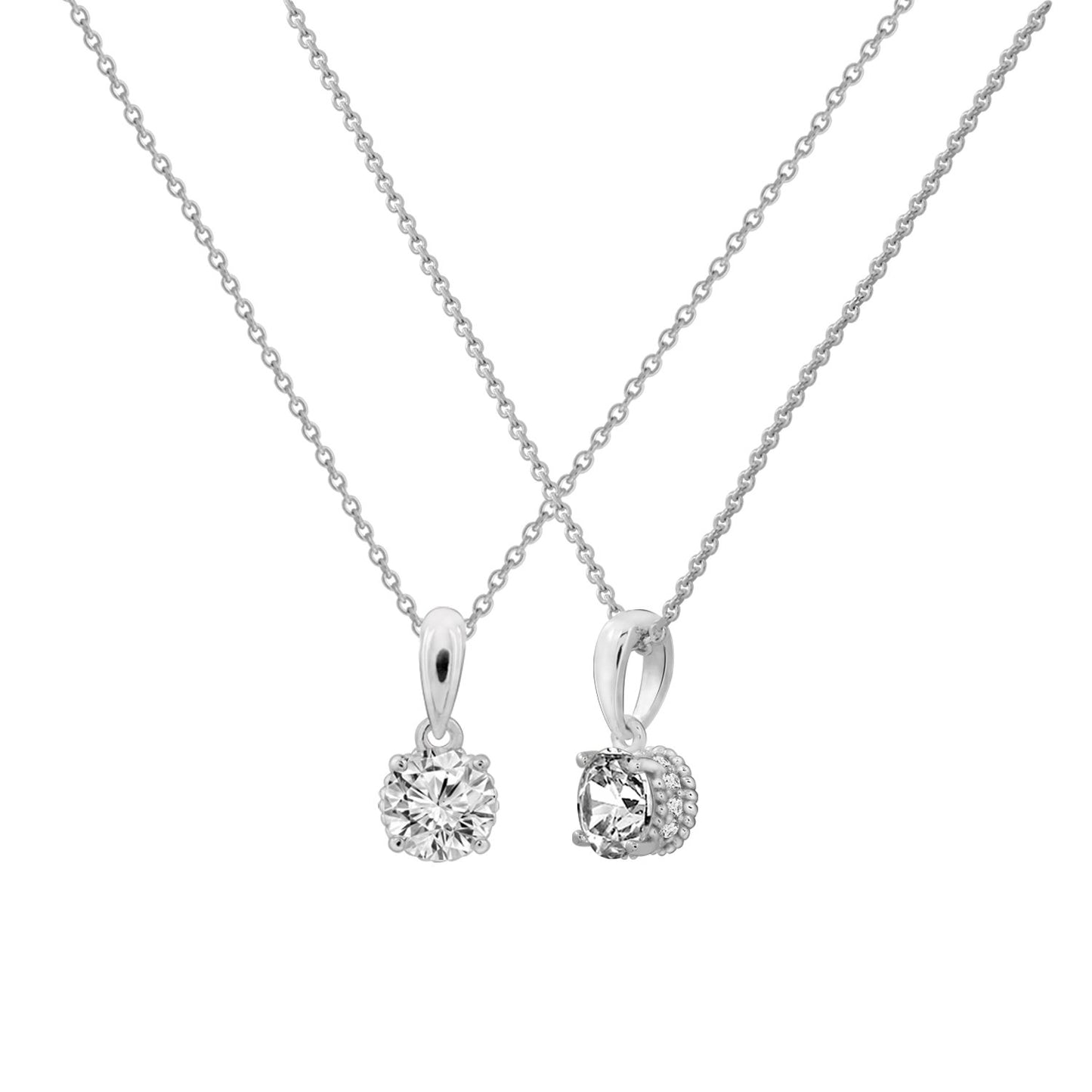 Solitaire Pendant Necklace