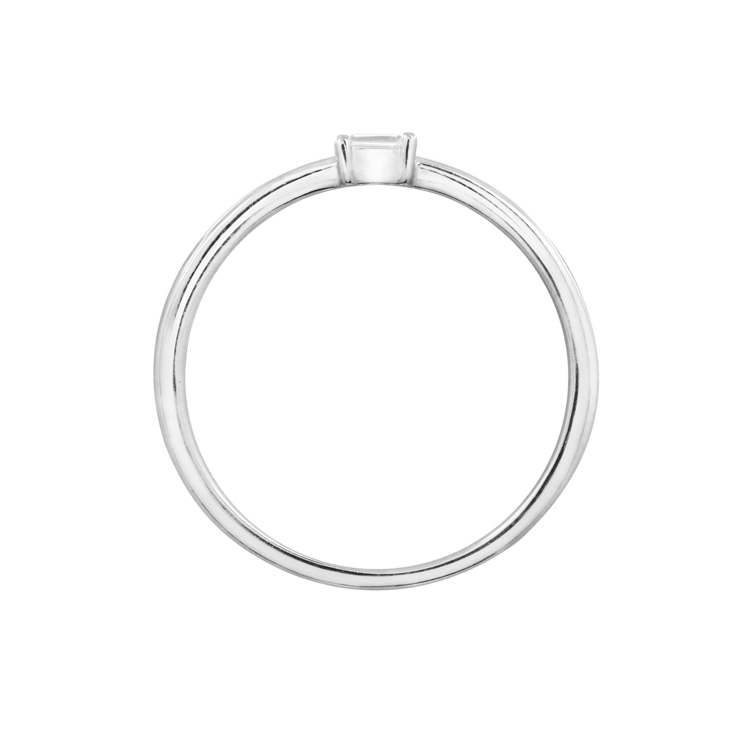 Solo Baguette Petite Ring