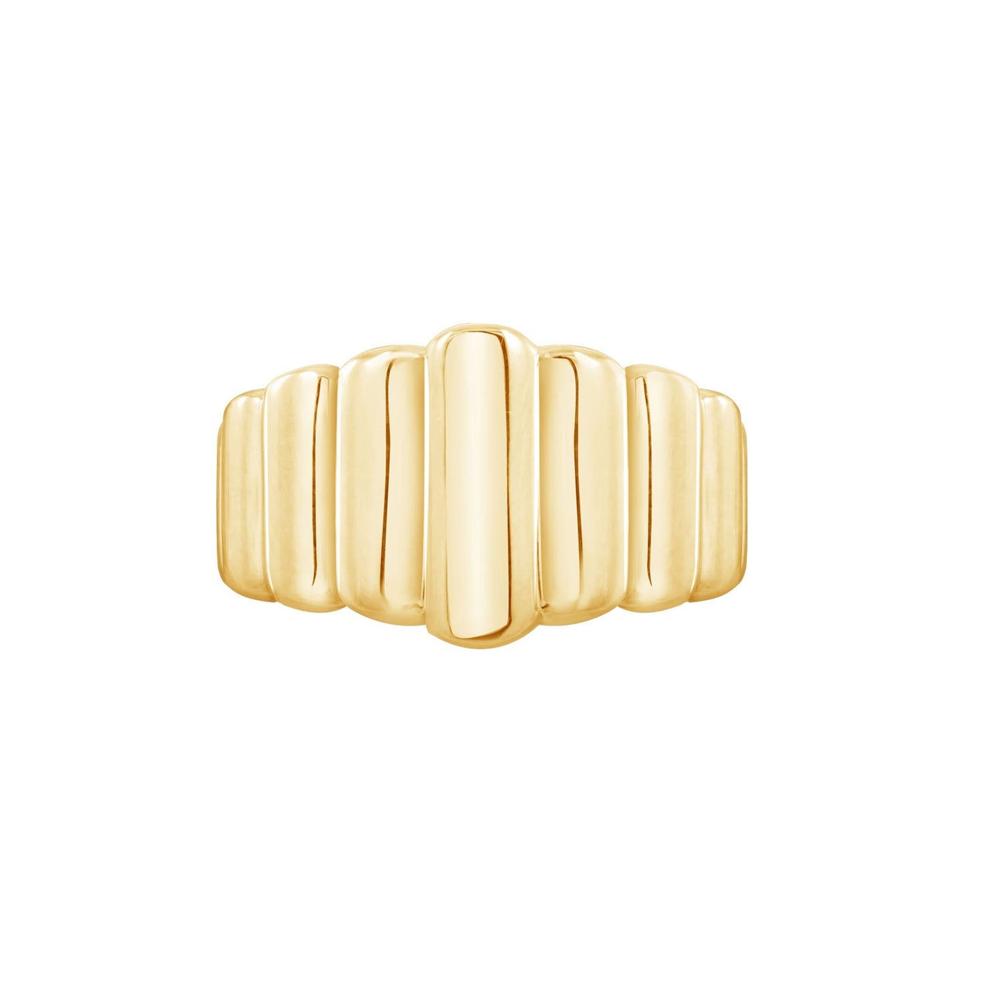Chunky Croissant Signet Ring