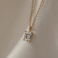 Diamonbliss Lab-Grown Diamond 2.0 cttw Emerald Solitaire Necklace