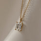 Diamonbliss Lab-Grown Diamond 1.0 cttw Emerald Solitaire Necklace