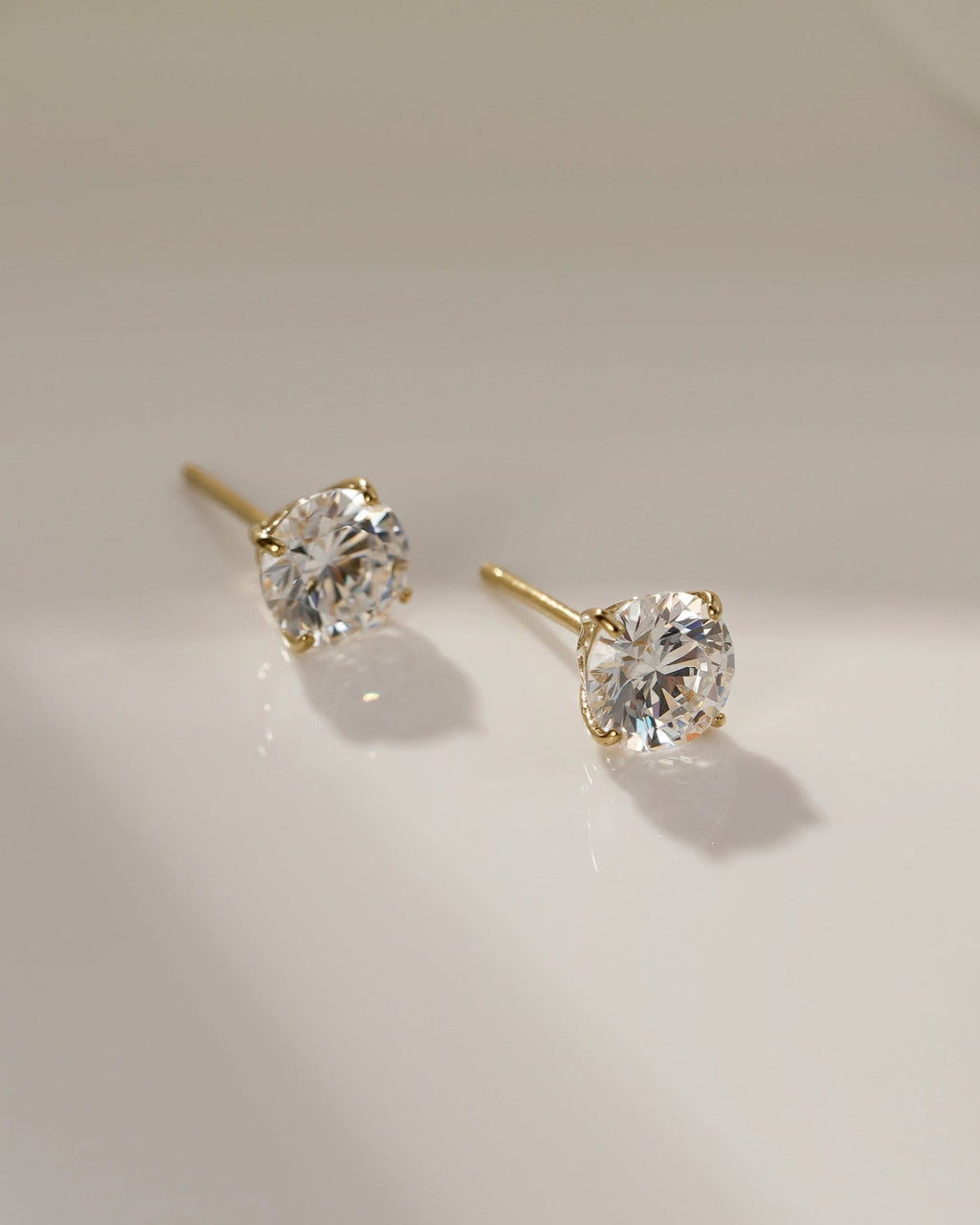 Lab-Grown Diamond 0.5 cttw Round Solitaire Earrings