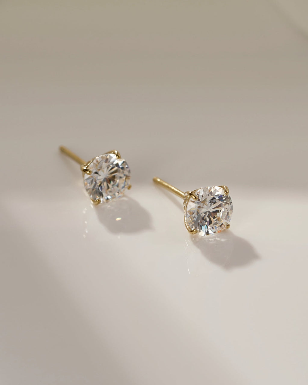 Lab-Grown Diamond 1.0 cttw Round Solitaire Earrings