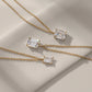 Diamonbliss Lab-Grown Diamond 2.0 cttw Emerald Solitaire Necklace