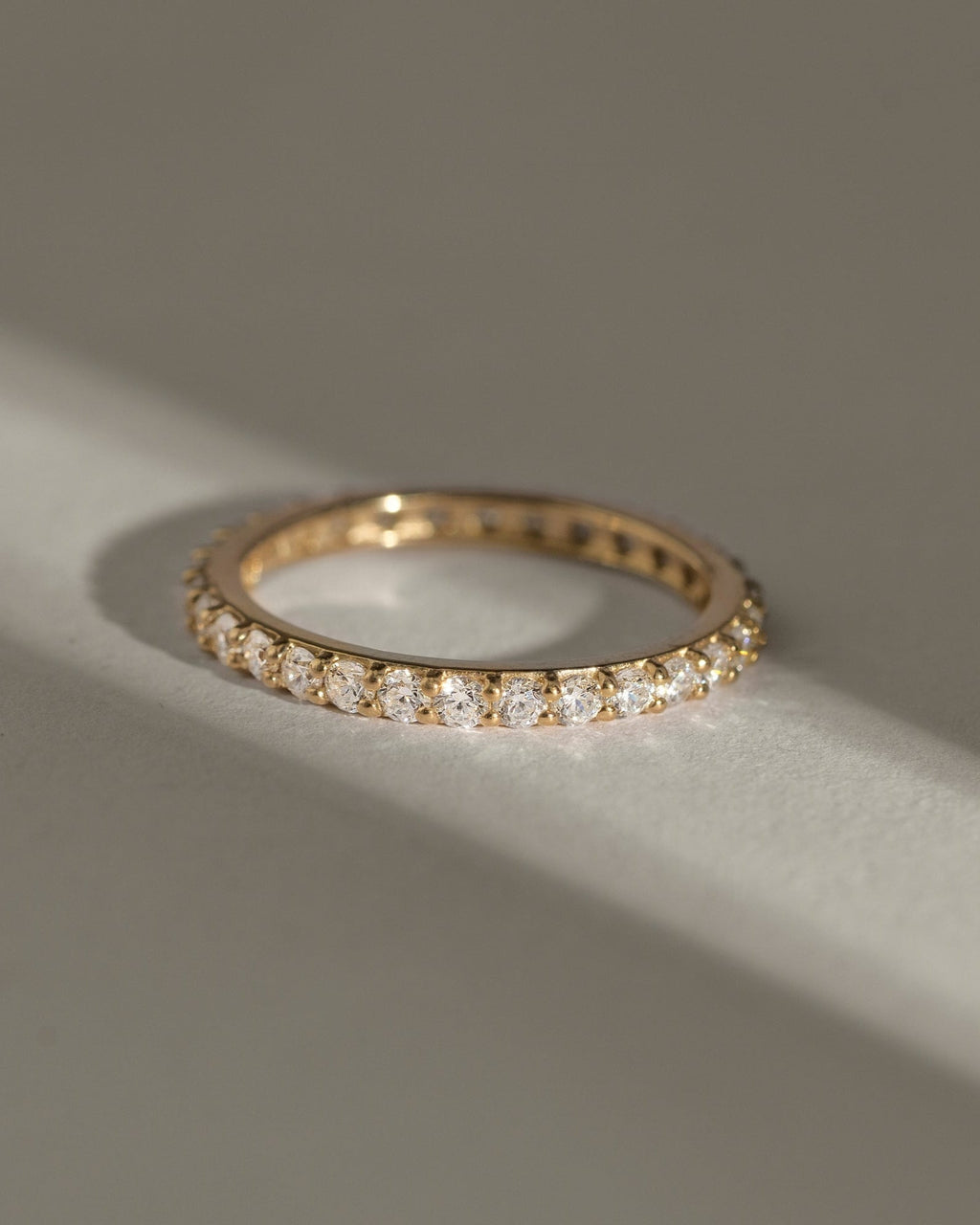 Lab-Grown Diamond 1.0 cttw Pave Eternity Ring