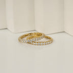 Lab-Grown Diamond 0.5 cttw Pave Half Band Ring