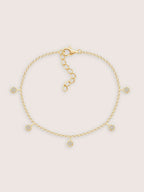 Lab Grown Diamond Pave Round Dangle Bracelet
