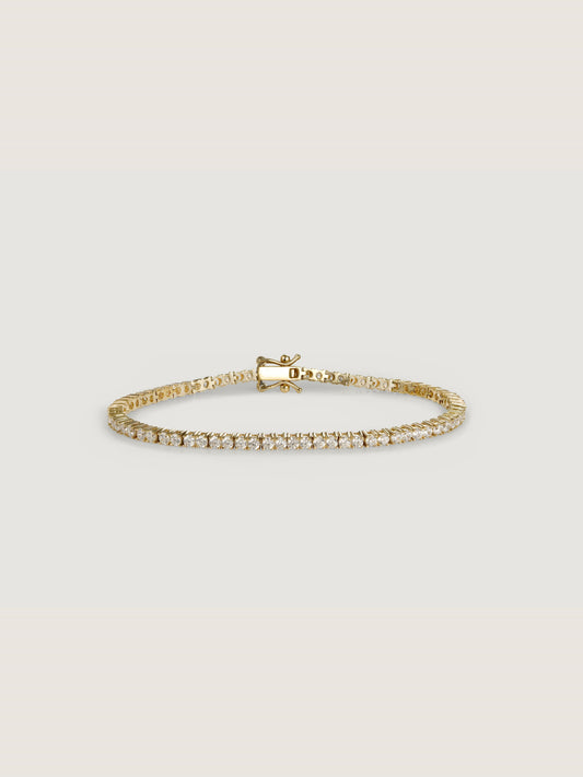 Diamonbliss Lab-Grown Diamond Round Tennis Bracelet