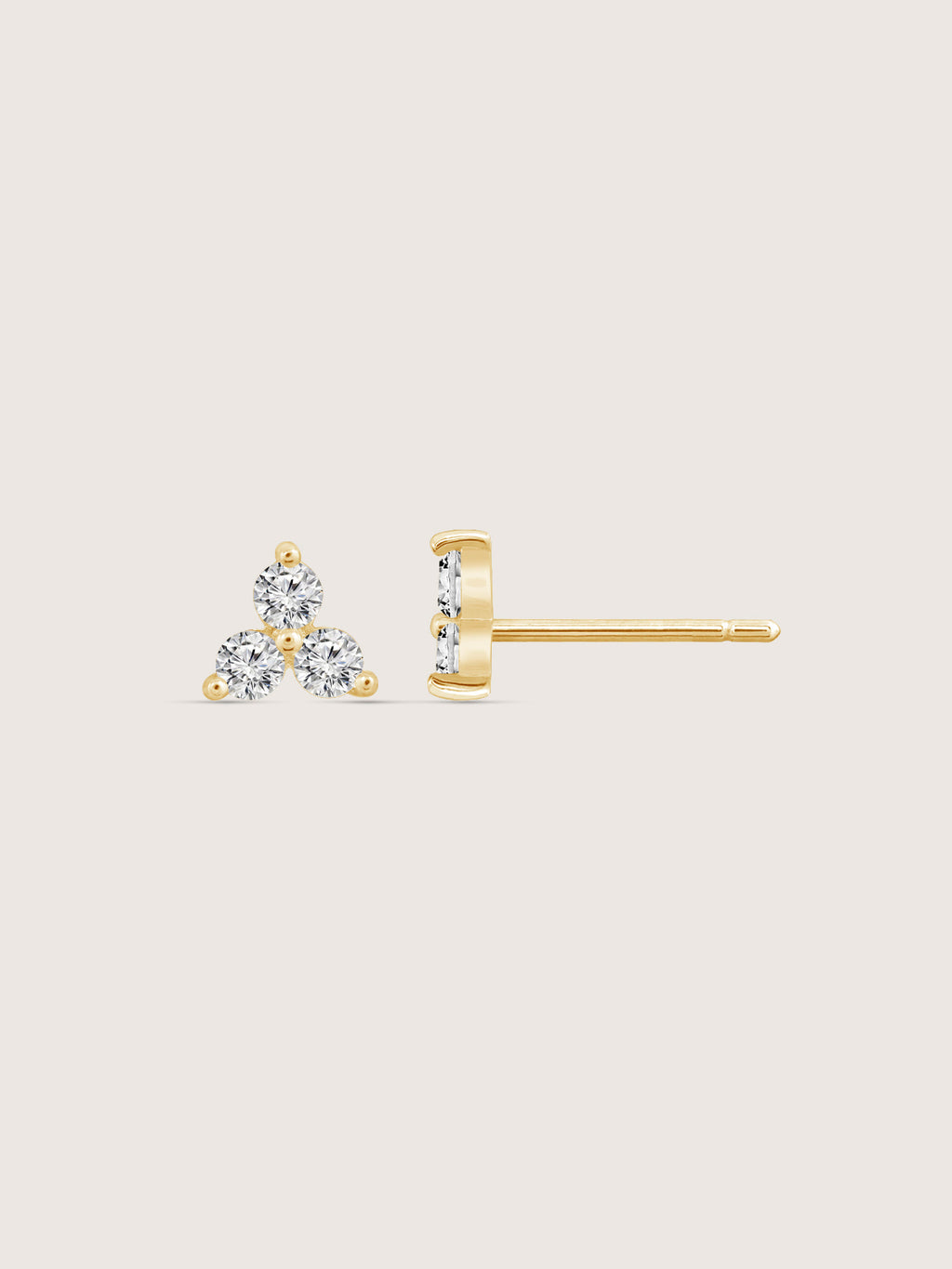 Lab Grown Diamond Trio Stud Earrings