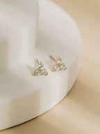 Lab Grown Diamond Trio Stud Earrings