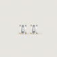 Diamonbliss Lab-Grown Diamond 2.0 cttw Emerald Solitaire Earrings