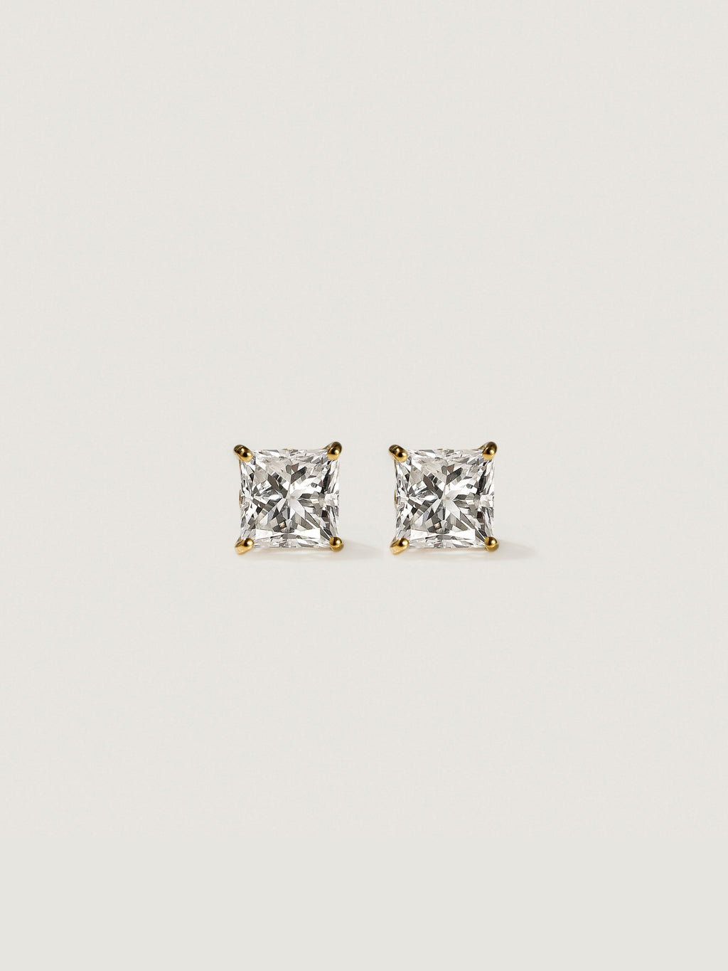 Lab-Grown Diamond 2.0 cttw Princess Solitaire Earrings