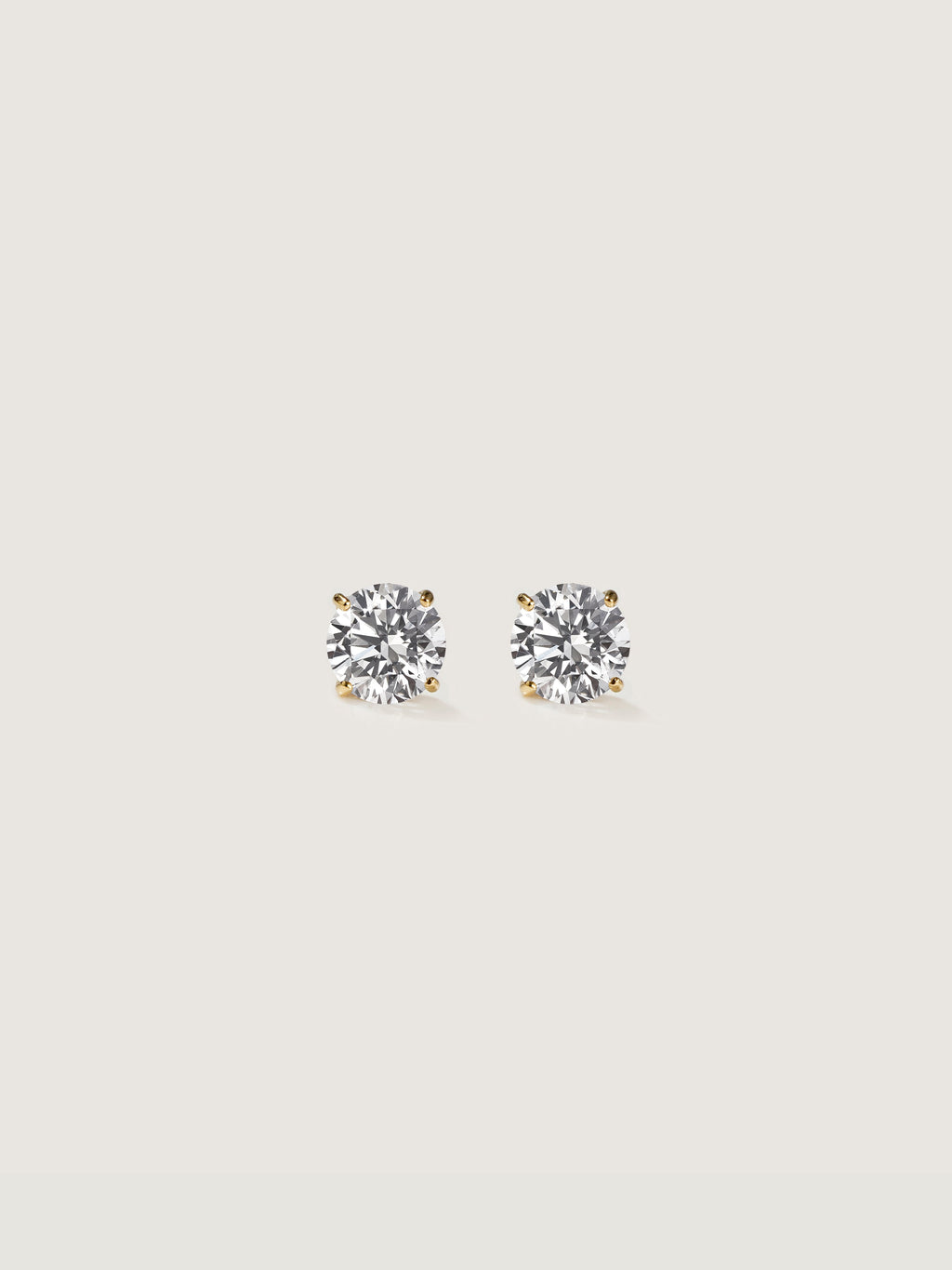 Lab-Grown Diamond 0.5 cttw Round Solitaire Earrings