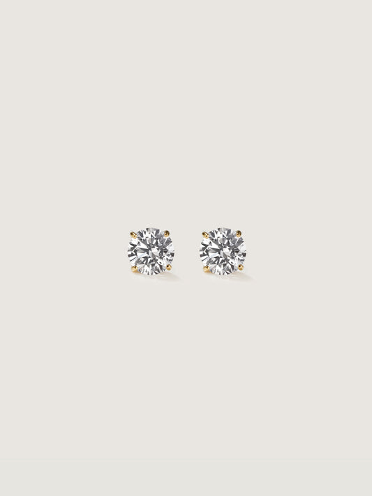 Diamonbliss Lab-Grown Diamond 0.5 cttw Round Solitaire Earrings