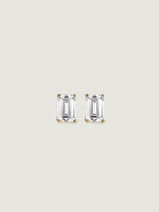 Lab-Grown Diamond 1.0 cttw Emerald Solitaire Earrings