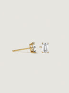 Lab-Grown Diamond 1.0 cttw Emerald Solitaire Earrings