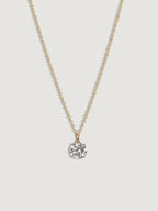 Lab-Grown Diamond 2.0 cttw Round Solitaire Necklace