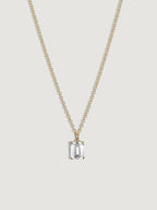 Lab-Grown Diamond 2.0 cttw Emerald Solitaire Necklace