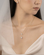 Lab-Grown Diamond 1.0 cttw Princess Solitaire Necklace