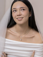 Lab-Grown Diamond 1.0 cttw Oval Solitaire Necklace