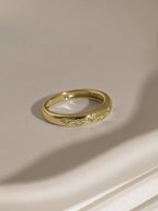 Lab Grown Diamond Starburst Dome Band Ring