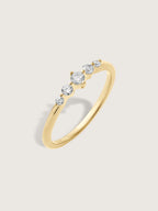 Lab Grown Diamond Graduated Five-Stone Band Ring