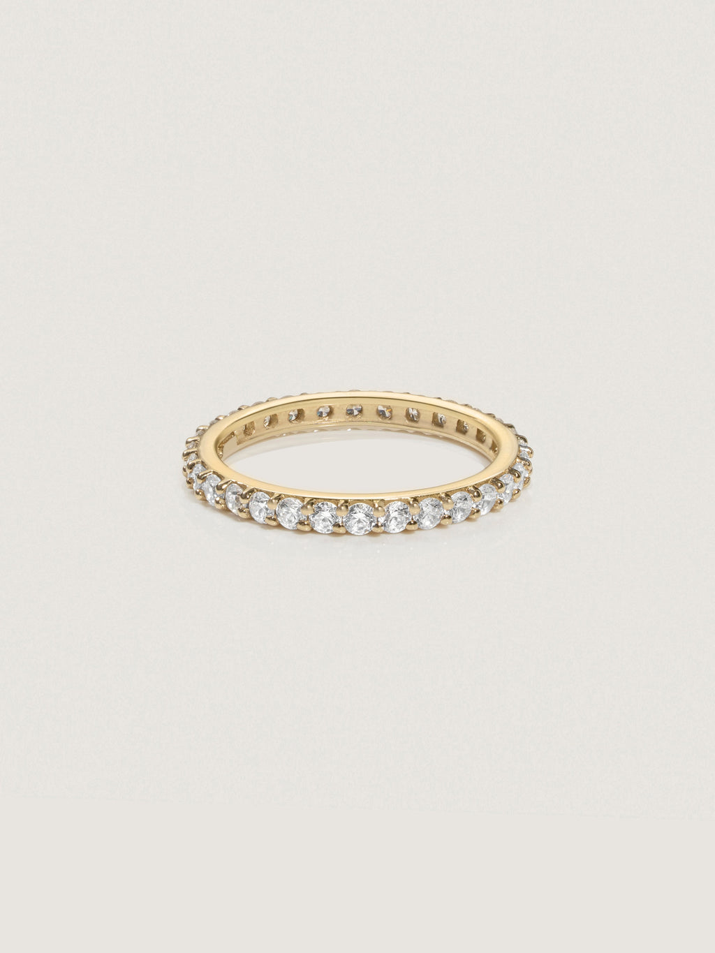 Lab-Grown Diamond 1.0 cttw Pave Eternity Ring