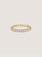 Lab-Grown Diamond 0.5 cttw Pave Half Band Ring