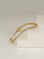 Lab-Grown Diamond Round Tennis Bracelet